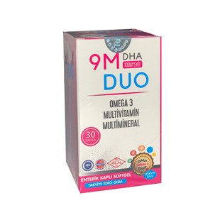 9M 10 Days Vit Duo Omega 3 Multivitamin & Multimineral Softgel 30 Kapsül