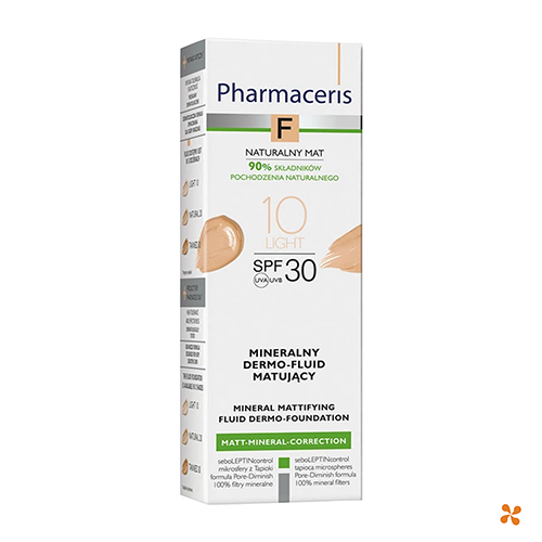 Pharmaceris Mineral Mattifyıng Fluid Dermo Foundation SPF30 10 Light 30 ml