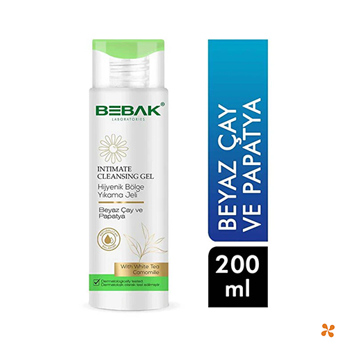 Bebak Genital Bölge Yıkama Jeli Beyaz Çay Papatya 200 ml