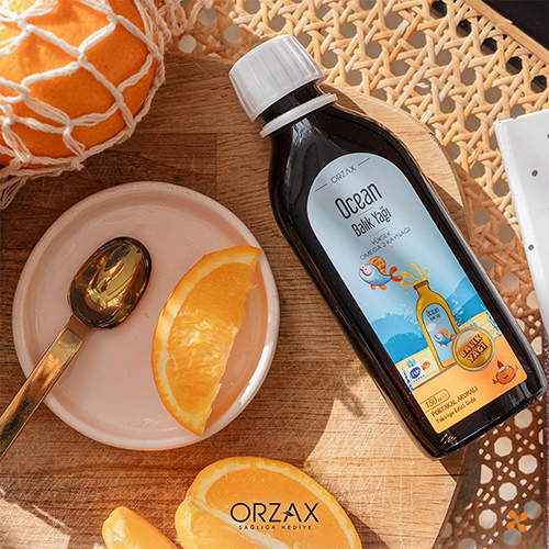 Ocean Omega 3 Portakallı Balık Yağı Şurubu 150 ml