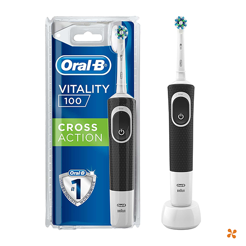 Oral-B Vitality 100 Quadrant Timer Şarjlı Diş Fırçası Black