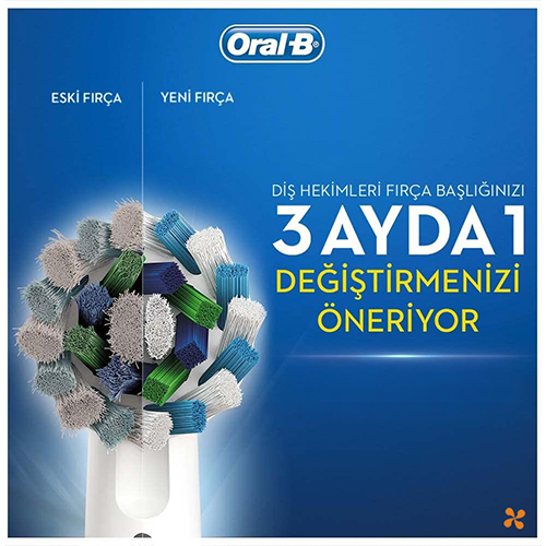 Oral-B Vitality 100 Quadrant Timer Şarjlı Diş Fırçası Black