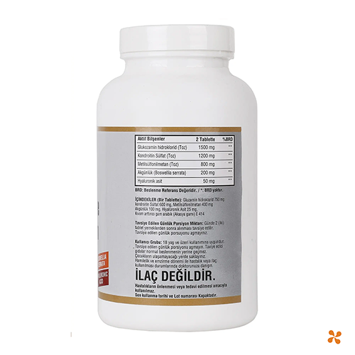 Ncs Glucosamine Chondroitin Msm Hyaluronic Acid Boswellia Serrata 180 Tablet