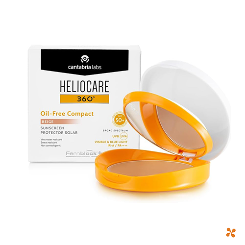 Heliocare Color Oil Free Compact Sunscreen SPF50 10 gr - Light