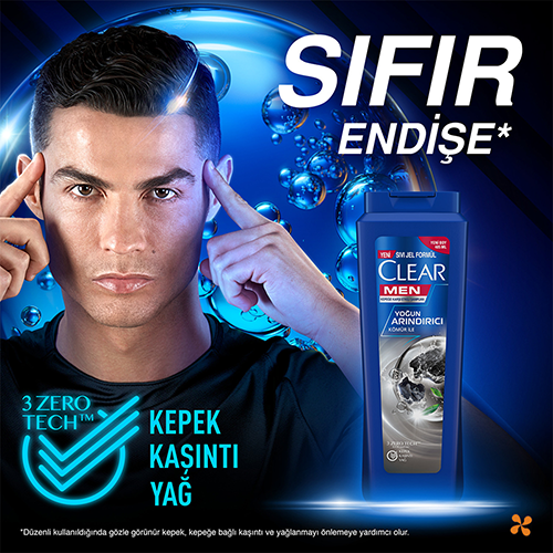 Clear Men Yoğun Arındırıcı Şampuan 485 ml