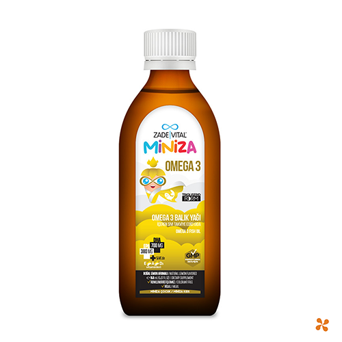 Zade Vital Miniza Omega-3 Balık Yağı 150 ml