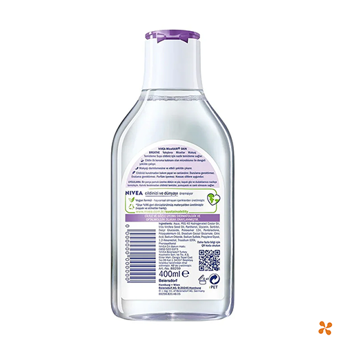 Nivea Micellar Makyaj Temizleme Suyu Hassas Ciltler 400 ml