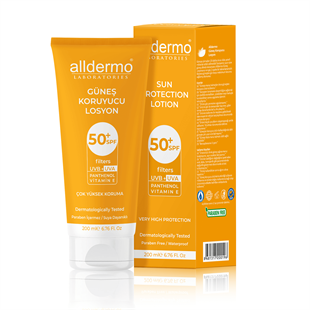 Alldermo SPF50 Güneş Koruyucu Losyon 200 ml