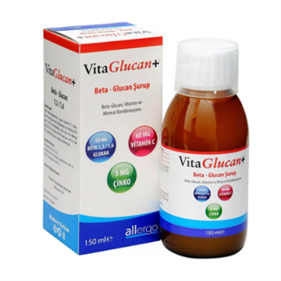 VitaGlucan Beta Glucan & C Vitamini Şurup 150 ml