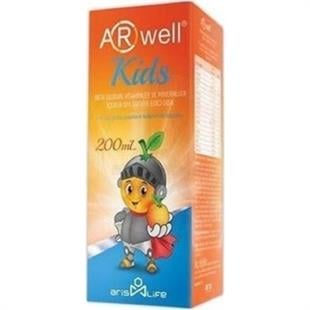Arwell Kids Beta Glukan Vitamin ve Mineral İçeren Sıvı Takviye Edici Gıda 200 ml