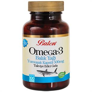Balen Omega 3 Balık Yağı 650 mg 100 Yumuşak Kapsül
