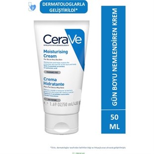 Cerave Nemlendirici Krem Kuru ve Çok Kuru Ciltler 50 ml