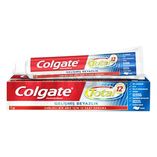 Colgate Total 12 Gelişmiş Beyazlık Diş Macunu 75 ml