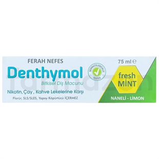 Denthymol Bitkisel Ferah Nefes Diş Macunu 75 ml