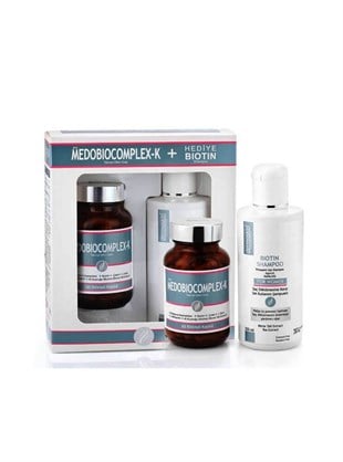 Dermoskin Medobiocomplex-K Kadın 60 Kapsül + Biotin Şampuan 200 ml