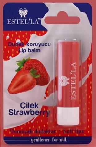 Estel'la Yetişkin Dudak Koruyucu Lip Balm Çilek