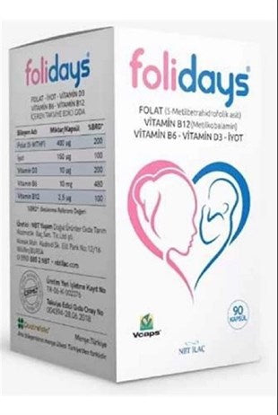 Folidays 90 Kapsül