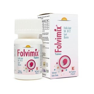 Folvimix Folik Asit 60 Tablet