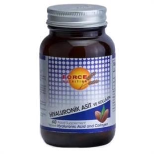 Force Nutrition Hyaluronik Asit ve Kollajen 60 Tablet