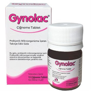 Gynolac Probiyotik 15 Çiğneme Tablet