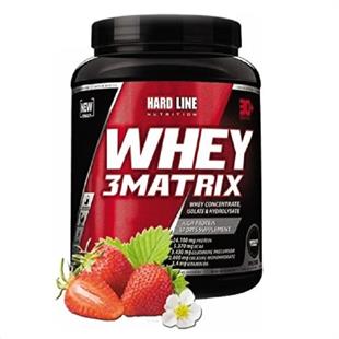 Hardline Nutrition Whey 3 Matrix Protein Çilekli 908 gr