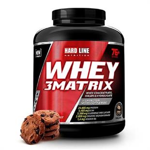 Hardline Nutrition Whey 3 Matrix Kurabiye Aromalı Protein Tozu 2300 gr