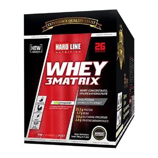 Hardline Whey 3 Matrix Muz 30 gr - 26 Adet