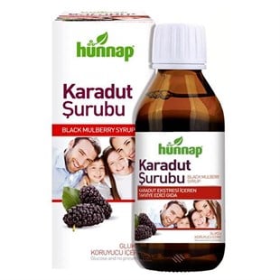 Hünnap Karadut Şurubu 50 ml