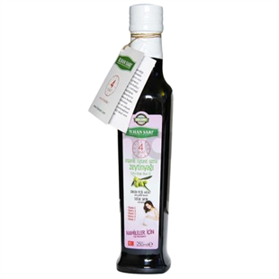İlhan Sarı Hamileler İçin Erken Yeşil Hasat 4 Saat Organik Natürel Sızma Zeytinyağı 250 ml