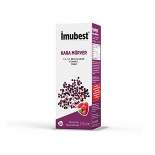 İmubest Sambucus Nigra, Beta Glukan, Vitamin C & Çinko Şurup 150 ml