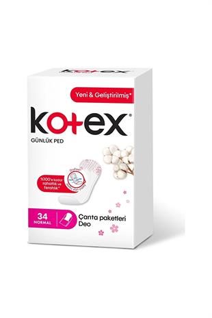 Kotex Günlük Ped Normal 34'lü
