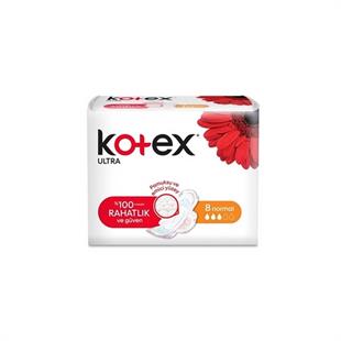 Kotex Ultra Kanatlı Normal 8'li