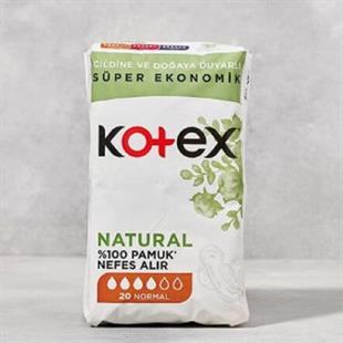 Kotex Ultra Naturel Normal Ped 20'li