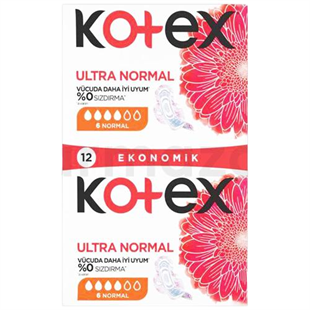 Kotex Ultra Normal Hijyenik Ped 12'li