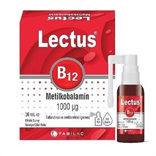 Lectus Metilkobalamin Dilaltı Sprey 10 ml