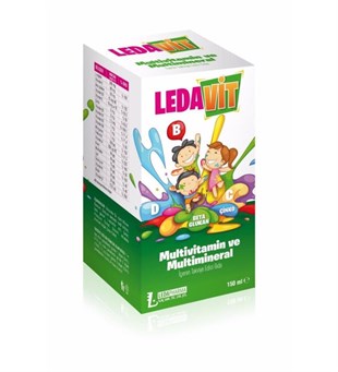 Ledavit Multivitamin Mineral Şurup 150 ml