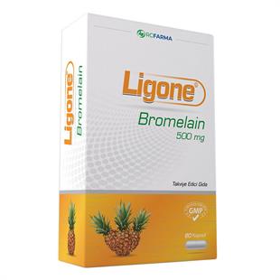 Ligone Bromelain 500 mg 60 Kapsül