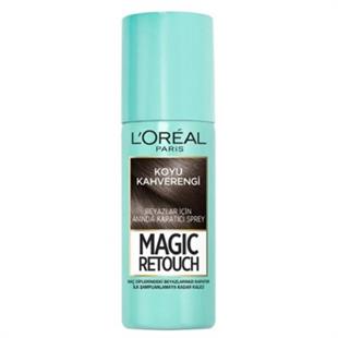 L'Oreal Paris Magic Retouch Beyaz Kapatıcı Sprey Kahverengi 75 ml