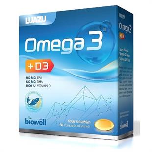 Biowell Luazu Omega-3 + D3 60 Yumuşak Jel Kapsül