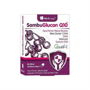Medicago SambuGlucan Q10 20 Kapsül