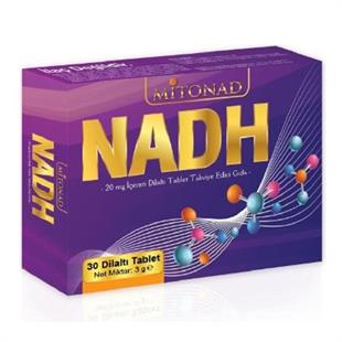 Mitonad NADH Dil Altı Takviye Edici Gıda Dilaltı Tablet 30'lu