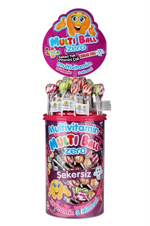 Multiball Lolipop Multivitamin Zero 150'li Paket
