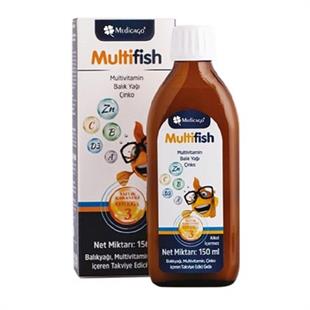 Multifish Omega Multivitamin Çinko Şurup 150 ml