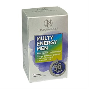 Naturalnest Multy Energy Men 30 Tablet