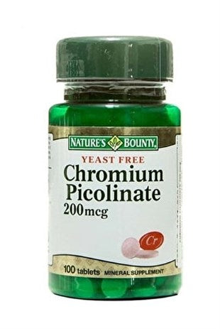 Nature's Bounty Chromium Picolinate 200 mcg