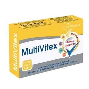 Naturmax Multivitex Multi Vitamin 30 Tablet