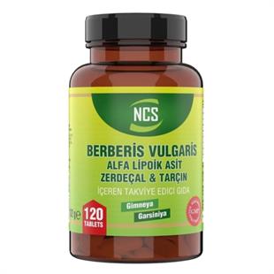 NCS Berberis Vulgaris Alfa Lipoik Asit Zerdeçal Tarçın 120 Tablet