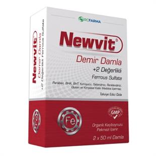 Newvit Demir Damla 2x50 ml