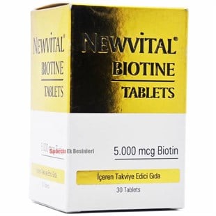 Newvital Biotine 5000 mcg 60 Tablet