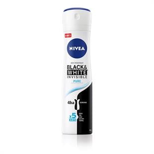 Nive Sprey Deodorant Invisible for Black & White Pure 150 ml